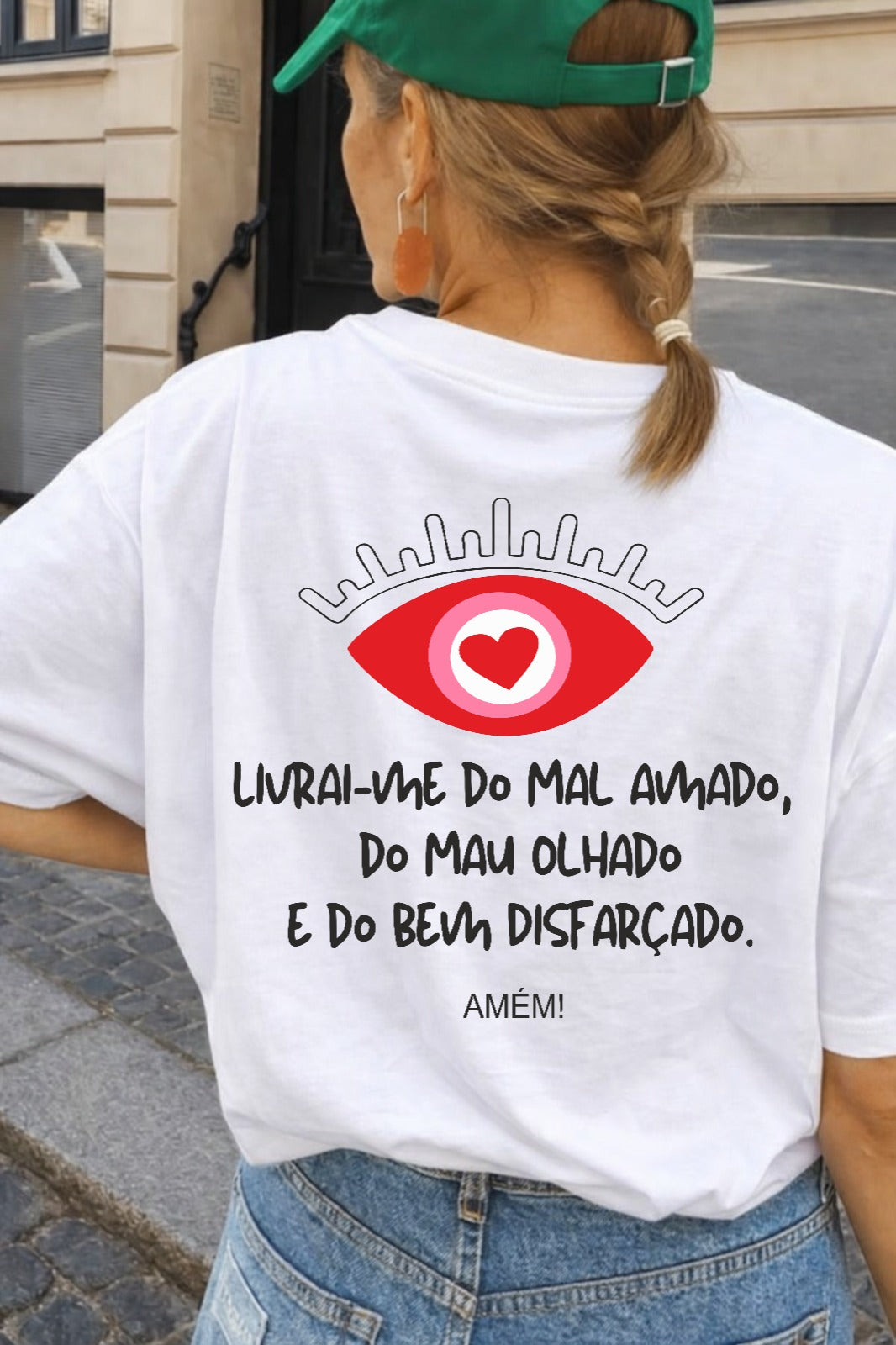 T-shirt personalizada Livrai-me do mal amado
