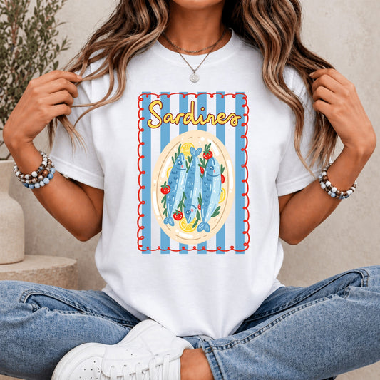 T-shirt personalizada Sardines