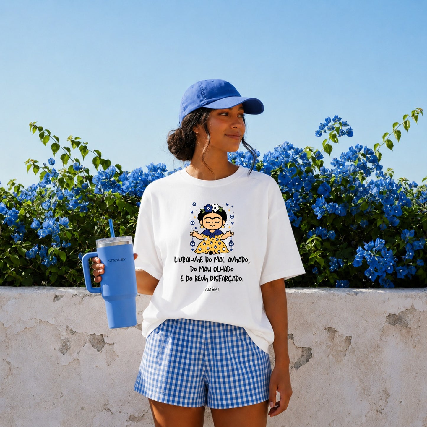 T-shirt personalizada Livrai-me de todo mal