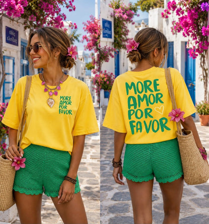 T-shirt personalizada More Amor Por Favor