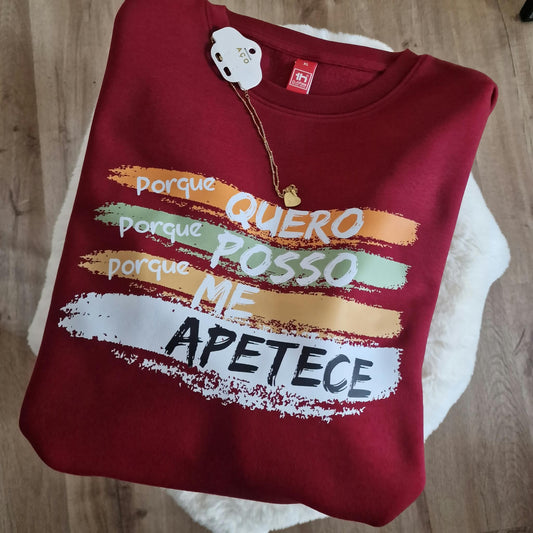 Sweatshirt Porque Quero