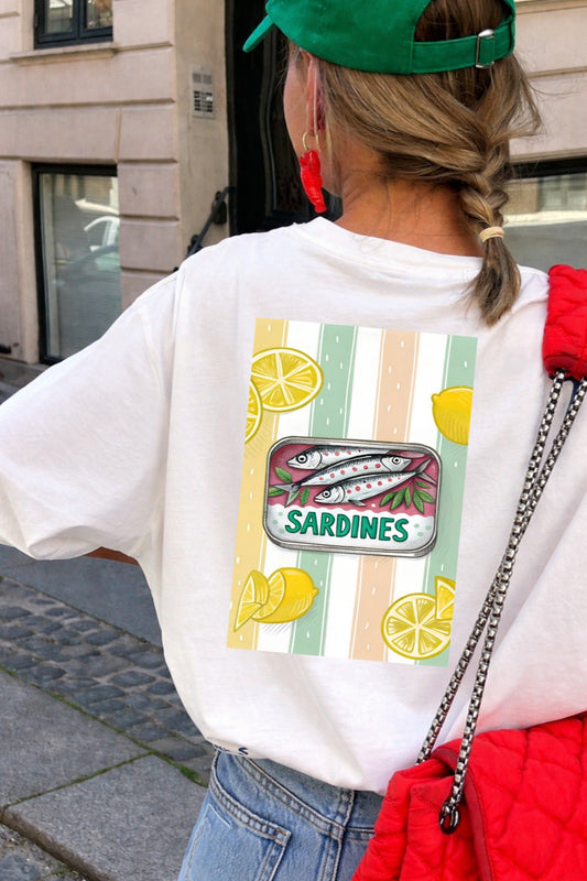 T-shirt personalizada Sardines