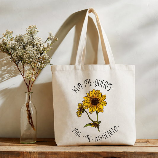 Tote bag Bem me quero mal me aguento