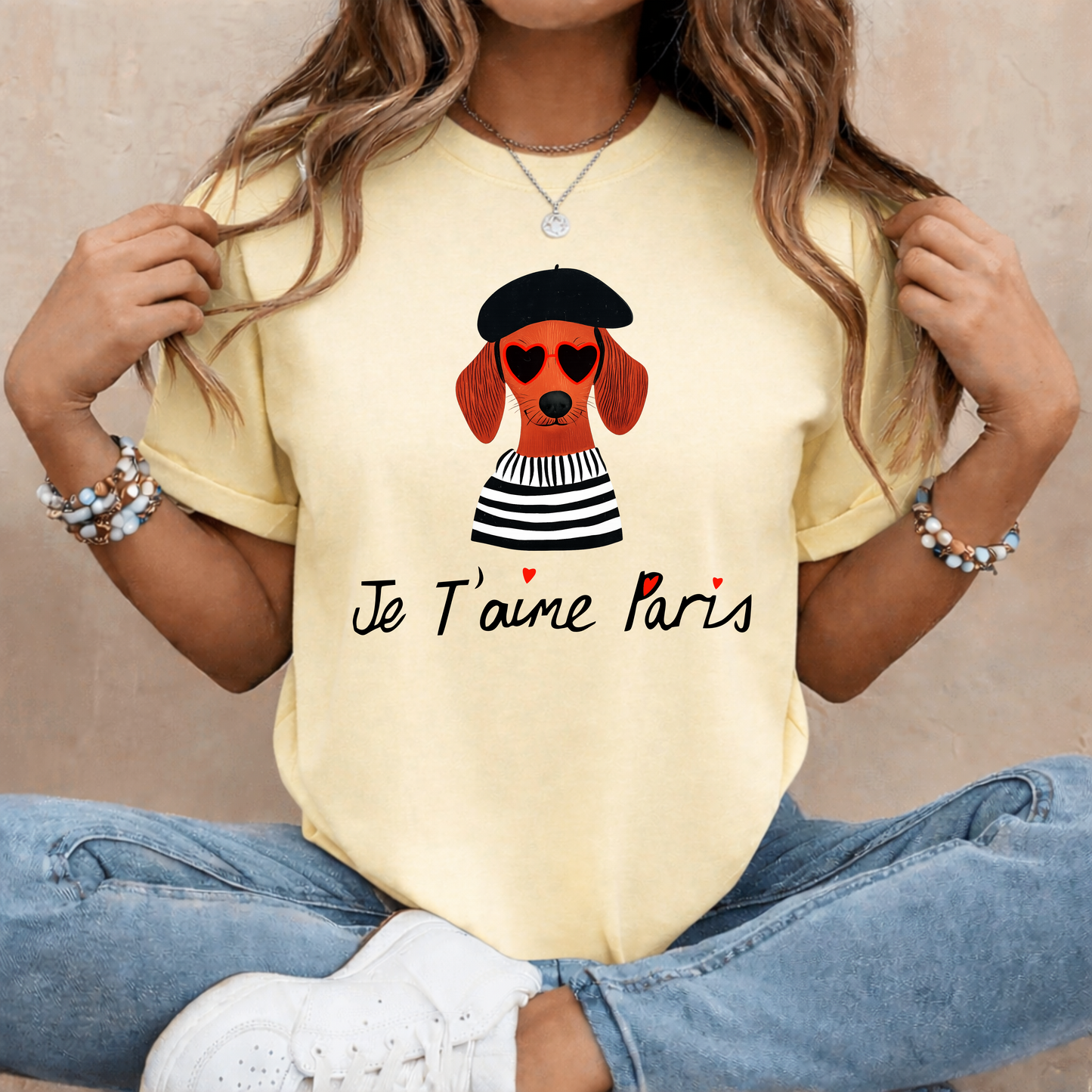 T-shirt personalizada Je T'aime Paris