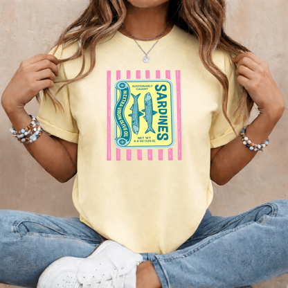 T-shirt personalizada Sardines