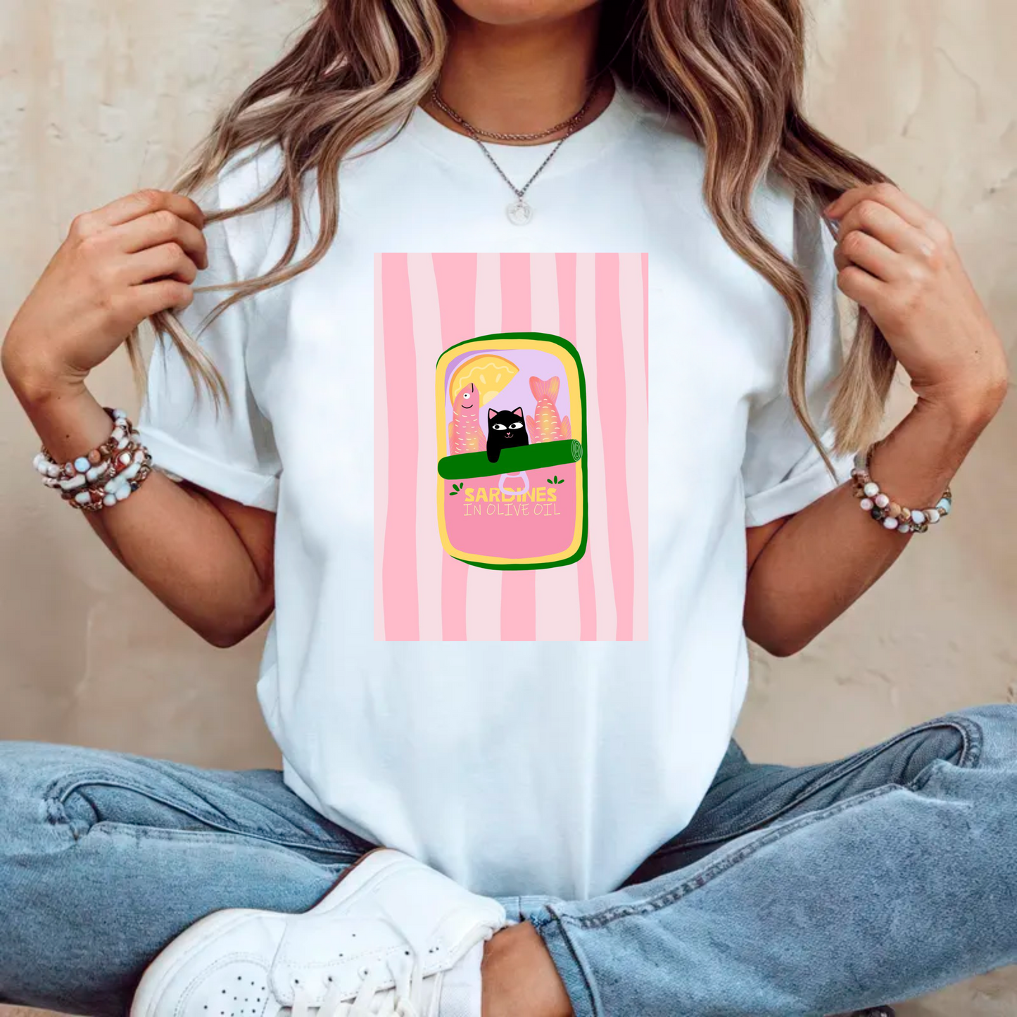 T-shirt personalizada Sardines in olive oil