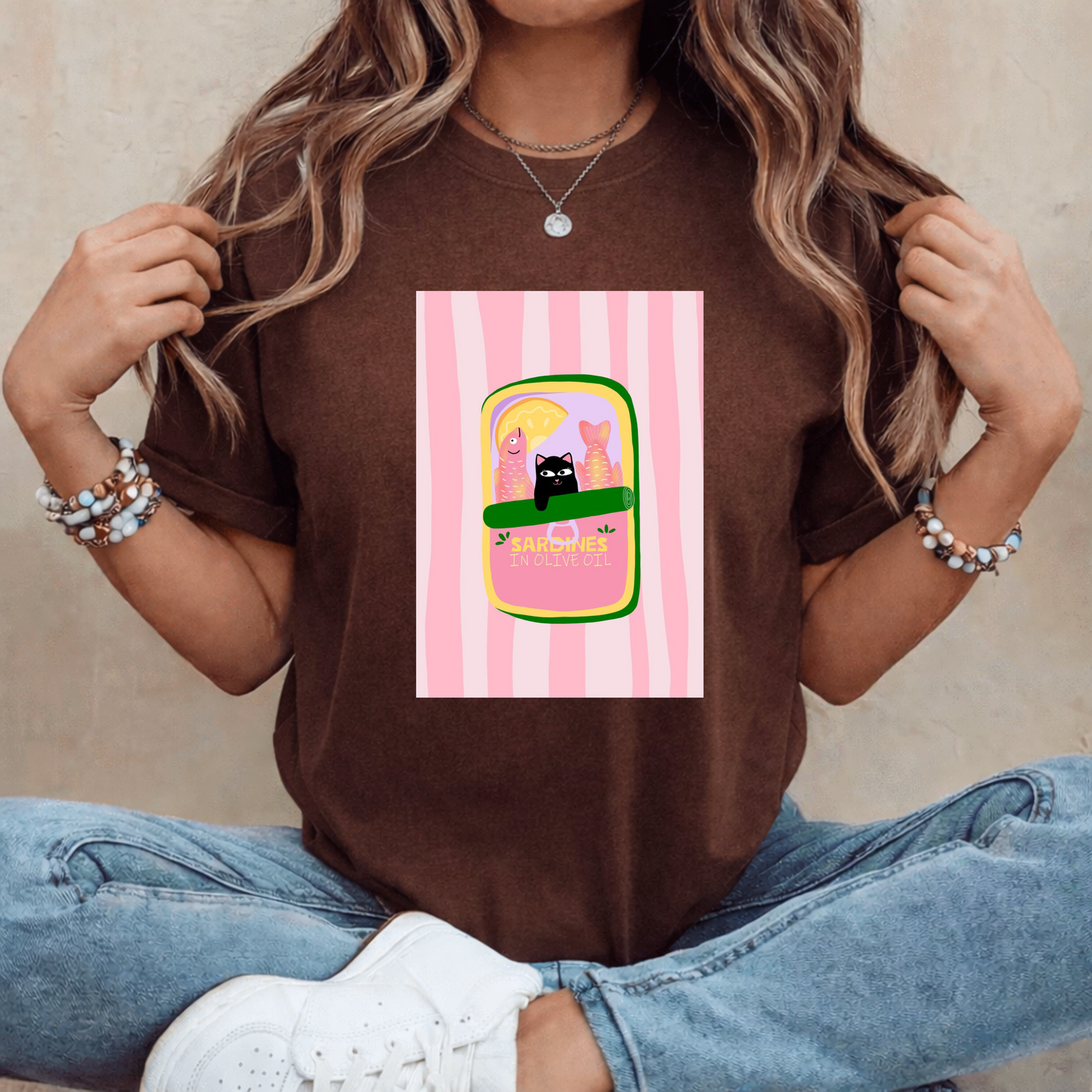 T-shirt personalizada Sardines in olive oil