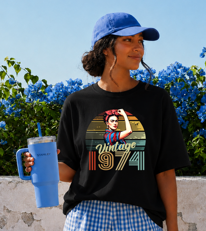 T-shirt personalizada Vintage – Personalizável com o Seu Ano